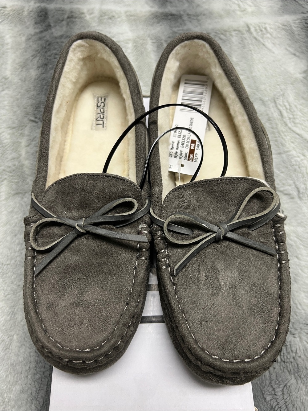 Esprit suede moccasin NWB